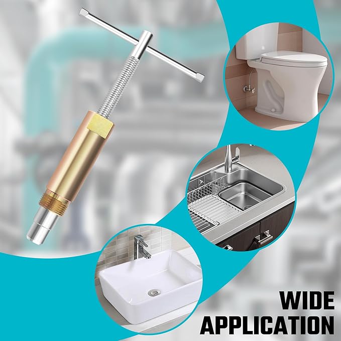 DURATECH Compression Sleeve Puller Tool, Ferrule Puller for 1/2 ” Compression Fittings, Without Damage, Corrosion Resistance, Remove Nut and Ferrule of Pipe in Kitchen, Sinks, and Bathtubs