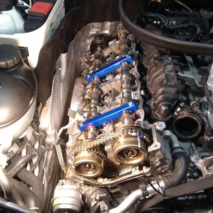 Engine Timing Tool Set Camshft Aligning Locking Tool Compatible with Mercedes Benz M157 M276 M278 with T100 and Injector Removal Puller Tool