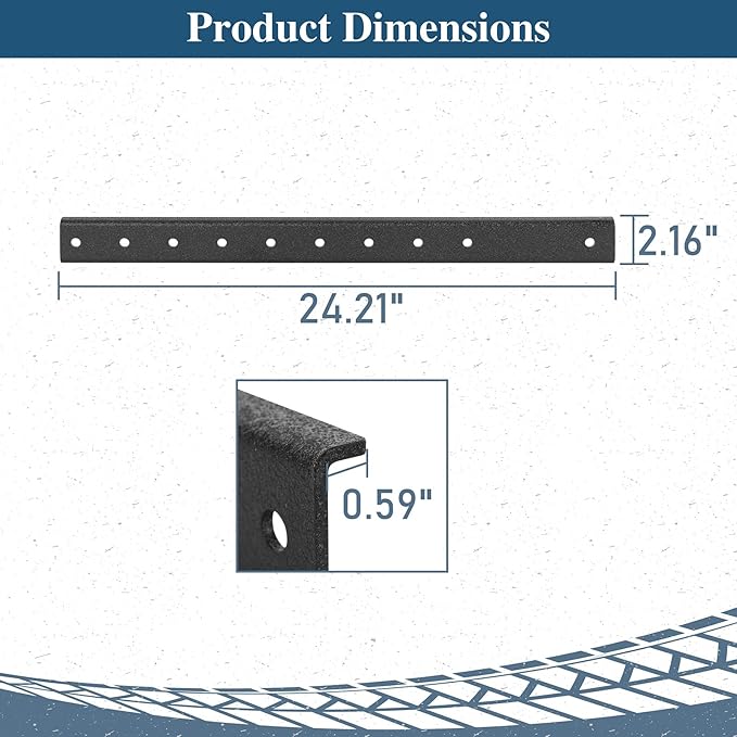 Hooke Road Truck Bed Auxiliary Mounting Brackets Kit for 2015-2022 Chevrolet Chevy Colorado & GMC Canyon, Only Work with Hooke Road New Gen Overland Bed Rack