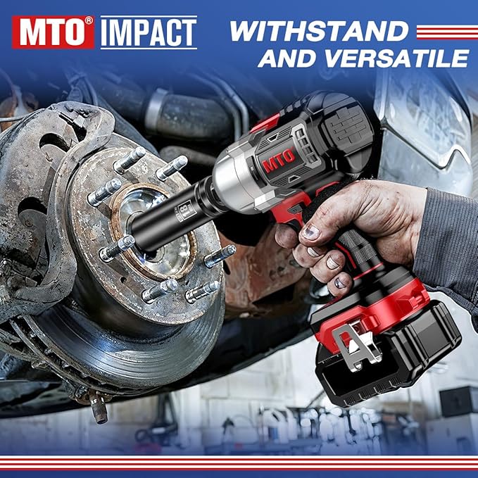 MTO 1/2" Drive 18mm Deep Impact Socket, 6 Pt. Metric Socket, CR-MO Steel & Anti-Corrosion Coating for Heavy-Duty Use