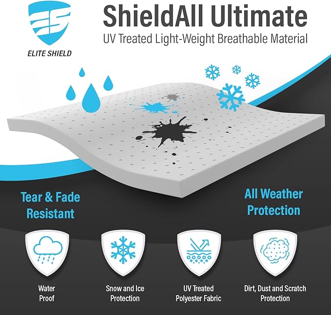 Eliteshield ShieldAllUltimate Heavy Duty Class A RV Motorhome Cover, Weatherproof Durable Protection for Class A Motorhomes RV 40ft to 42ft Long