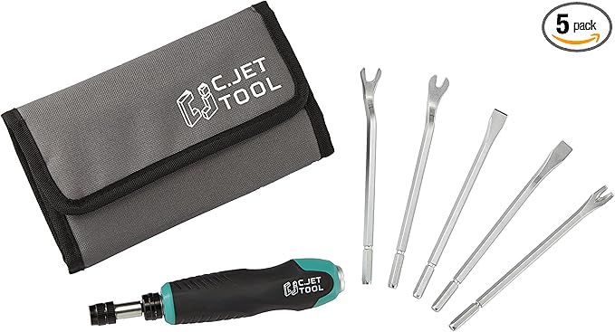 5 Pack Tack Lifter, Nail Puller, Upholstery Staple Remover, Rivet Removal Tool, Tack Puller, Screwdriver for Furniture