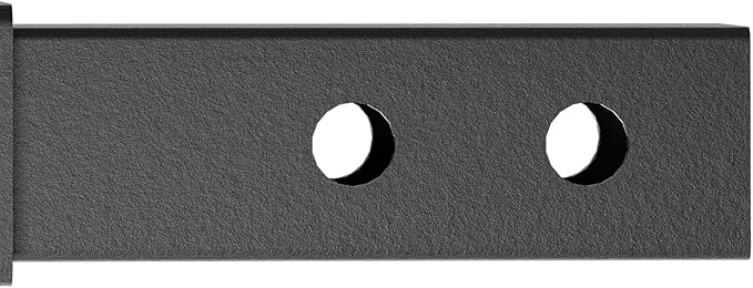 Tow Hitch 2 Inch, Dual Hitch Extender, Drop-Rise Trailer Hitch Adapter Extension, 4000 LBS Capacity Double Receiver Extender Fits Standard 2" Class III & IV Receivers for Cargo Carrier Bike