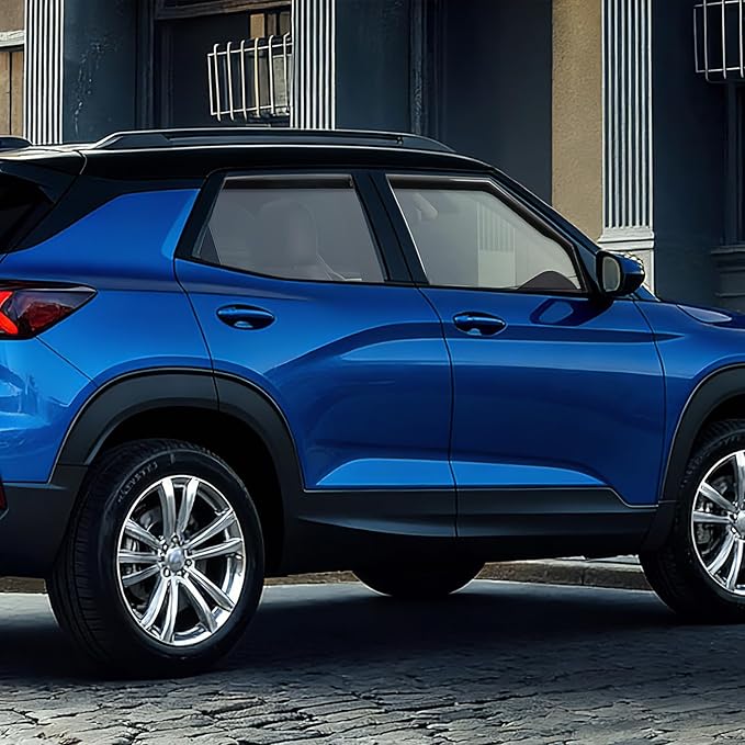 Nilight Durable in Channel Rain Guards for Chevrolet/Chevy Trailblazer 2021 2022 2023 2025 Window Deflectors,Vent Window Visors-4pcs