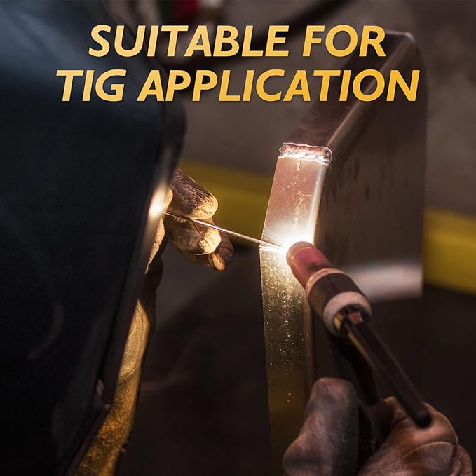 TOOLIOM Mild Steel TIG Welding Rod ER70S-6 TIG Filler Rod 3/32" x 16" 5LB Welding Wire