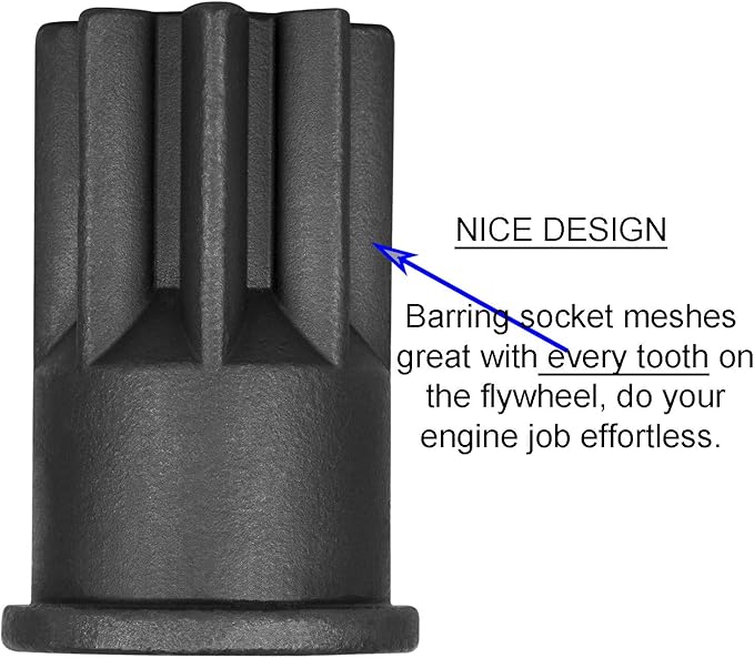 E-cowlboy J-42083 Automatic Timing Pin+9U-7227 Injector Height Adjustment Gauge Tool+Engine Barring Socket for Caterpillar CAT 3406E C-15 C-16 (3 Tools)