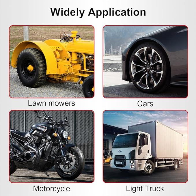 SUNSOUL 24pcs Combination Repair Unit,Tire Repair Patch Plug 0.18” x 1.38”, Tire Patch Plug Kit,Mushroom Tire Plug Patch for Car Motorcycle Truck Bus