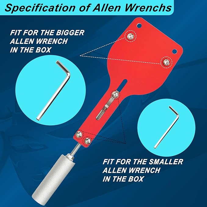 77750 Oil Filter Cutter Tool with Vise Jaw Plate, Oil Filter Cutter Cutting Tool for Filter Cutting Range 2-3/8" to 5" (Red)