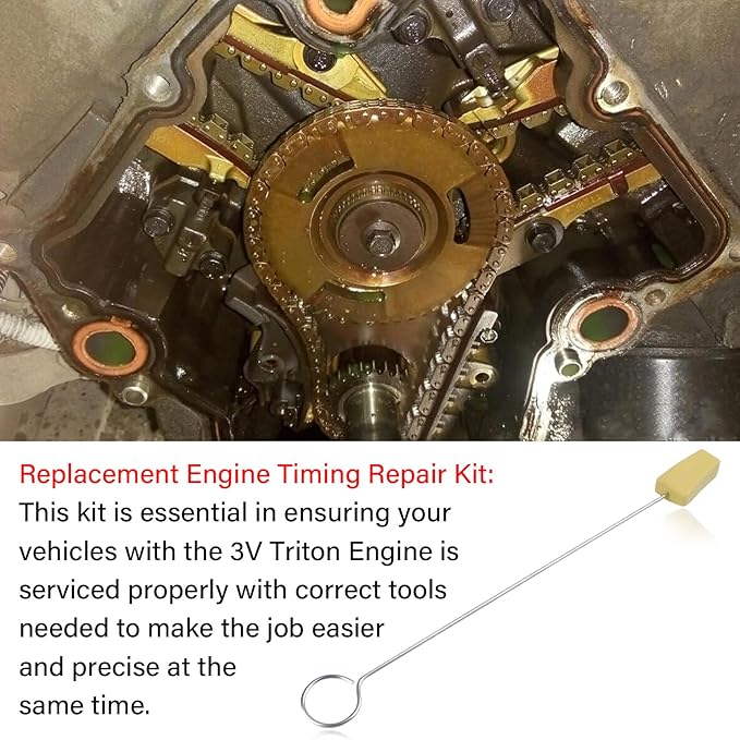 Timing Chain Locking Wedge Tool, Compatible with Ford Lincoln Mercury 2005-2014 4.6L and 5.4L 3V Engines Ford Mustang F-150 Explorer Lincoln Navigator