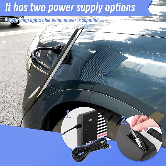 Super PDR Light Board PDR Light Dent Line Board LED PDR Light USB Battery Powered Reflection Light Board Professional Dent Repair Tool Automotive Repair Lighting PDR Reflection Tool Car Body Repair