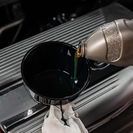 5 Pcs Automotive Funnels Set, Wide Mouth Fuel Funnel, Plastic Long Neck Oil Funnel, Flexible Right Angle Funnels, with Detachable Spout and Filter for Water/Gasoline/Coolant/Engine Oil