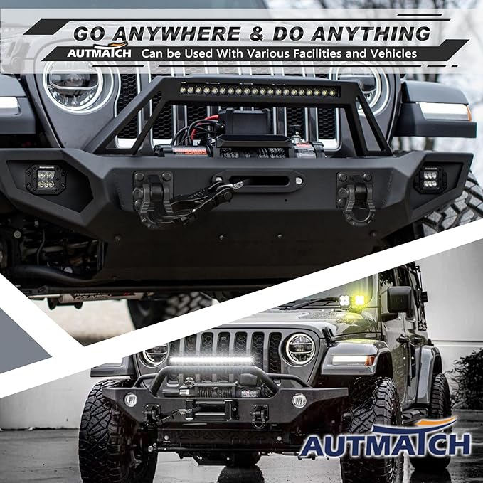 AUTMATCH D Ring Shackles 3/4" Mega Shackle (2 Pack) 68,000Ibs Break Strength - Heavy Duty Clevis Shackles 7/8" Screw Pin & Isolator Washer for Tow Strap Winch Off Road Vehicle Recovery, Gunmetal Gray