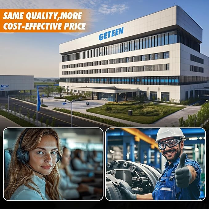 Geteen Trailer Hitches, Adjustable Trailer Hitch Ball Mount - Fits 2.0" Receiver, Tri-Ball (1-7/8" x 2" x 2-5/16"), 7" Drop, 10,000 GTW - GT20073B