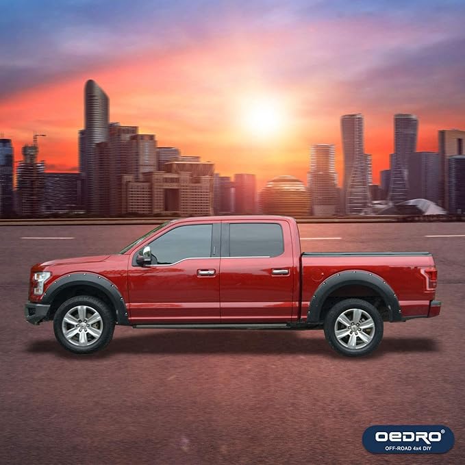 oEdRo Soft Tri-Fold Truck Bed Tonneau Cover Compatible with Dodge Ram 1500 2002-2025 (Inclu. Classic & New), Fit for Dodge Ram 2500 3500 2003-2025, Fleetside 6.4 Ft Bed w/o Ram Box