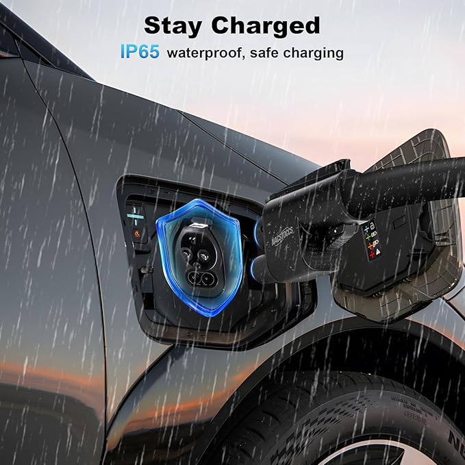 Electric Vehicle Charging Adapter Compatible with Tesla Supercharger, Fit for Rivian,Ford,GM EVs for Tesla Supercharger to CCS1 Charger Adapter, Max 500A 1000V Fast Charge