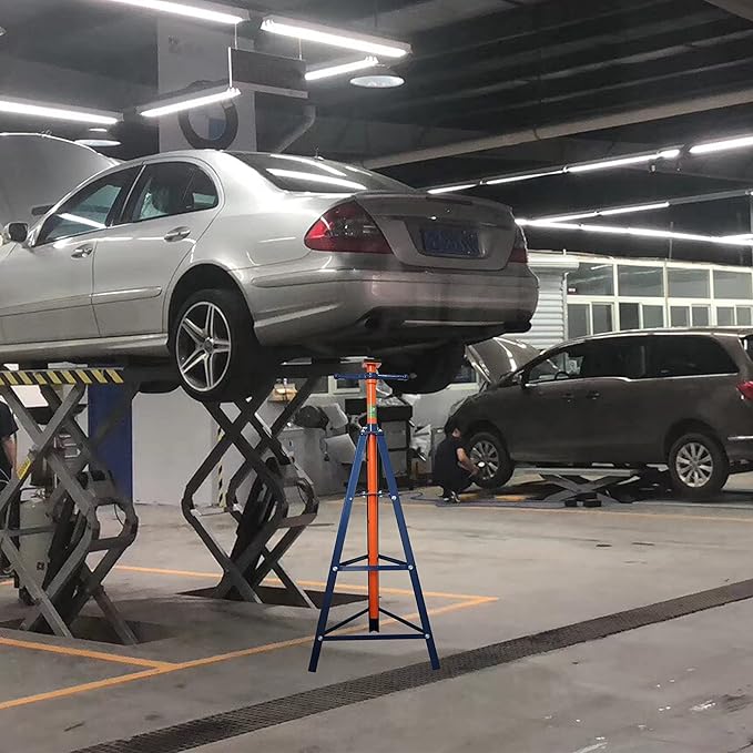 Aain® E335 High-Position 2-Ton Tripod Under Hoist Jack Stand, Underhoist Safety Stand