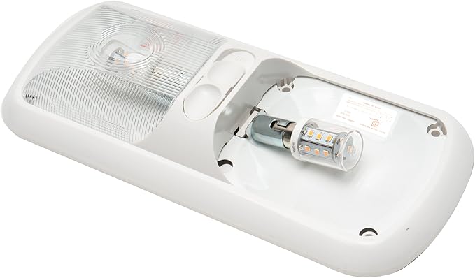 Leisure LED 18SMD 12 Volt Replacement LED Bulb, 12V 1141/1156 Interior Lighting RV Light Bulbs for Trailer Motorhome 5th Wheel, Marine Boat Dome Light Replacement (Warm White, 4-Pack)