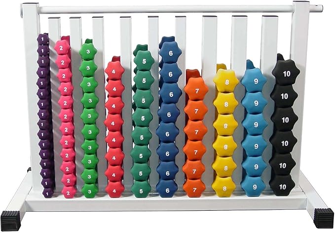 Ader Neoprene Dumbbell Set w/Rack