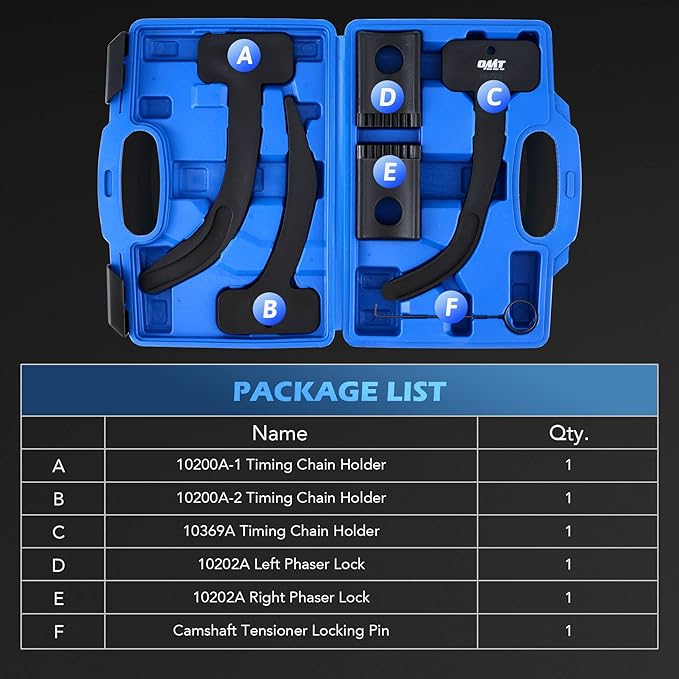 Orion Motor Tech 3.6 Pentastar Timing Tool Kit, Camshaft Holding Tools Compatible with Most 2011 to 2019 Chrysler Dodge Jeep Ram, 3.6L Camshaft Phaser Timing Tools for 10200A 10202A 10369A
