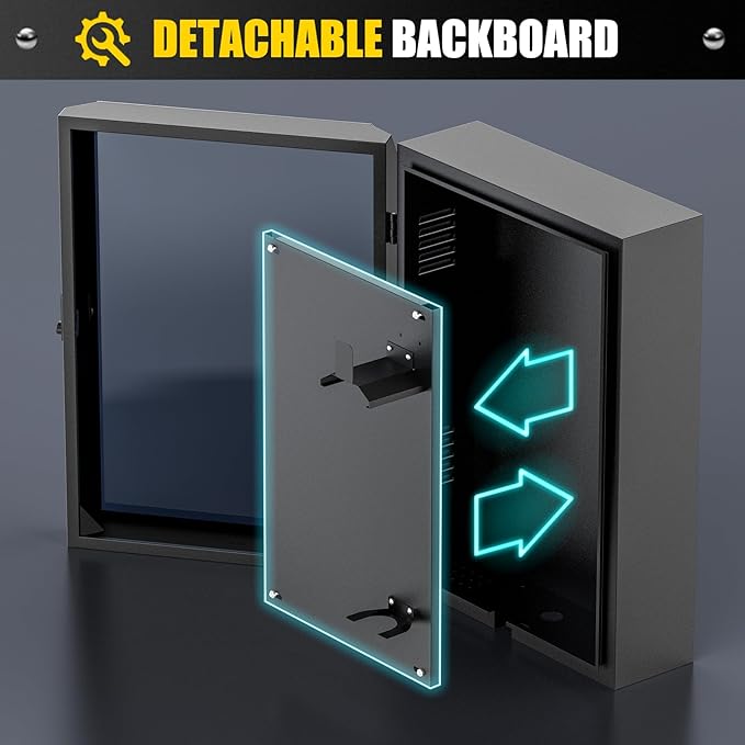 Tesla Wall Charger Cover, Outdoor EV Charger Enclosure Universal Fit for All Electric Vehicle Chargers, Large Capacity Weatherproof Wall-Mounted Charger Box