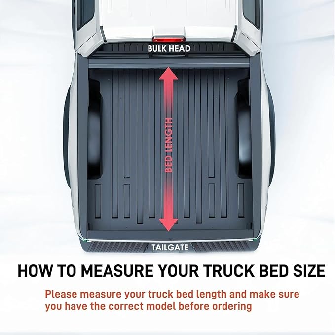 Soft Roll Up Truck Bed Tonneau Cover Fits for 2015-2026 Ford F150 8FT (96") Styleside/Fleetside (Not for Flareside/Stepside) Bed