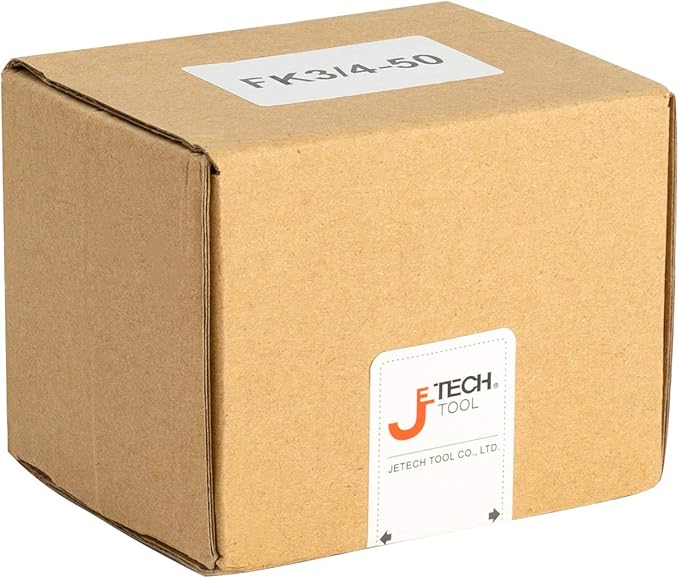 Jetech 3/4 Inch Drive 50mm Standard Impact Socket, Made with Chrome Molybdenum Alloy Steel, Heat Treated, 6-Point Design, Metric