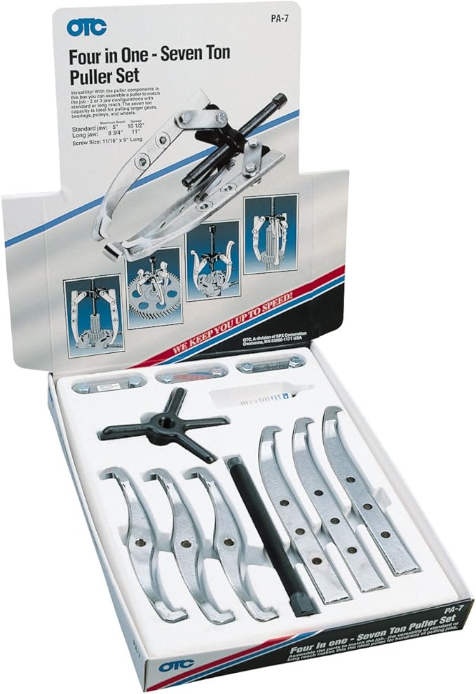 OTC PA7 7-Ton Capacity Four-in-One Puller Set