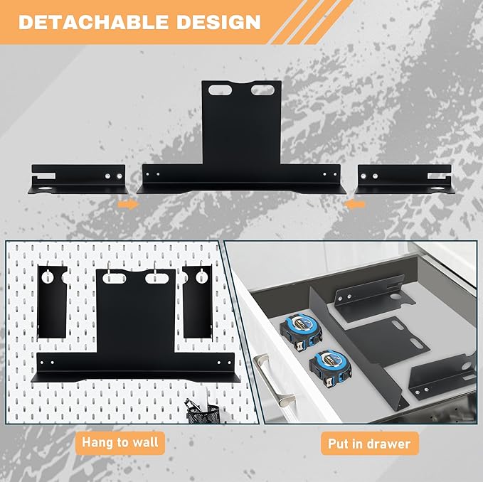 Wheel Alignment Tool, Automotive Wheel Alignment Kit Without Removing Calipers, Toe Alignment Tool Plates with 2 Measuring Tapes, Compatible with Most Cars and SUVs