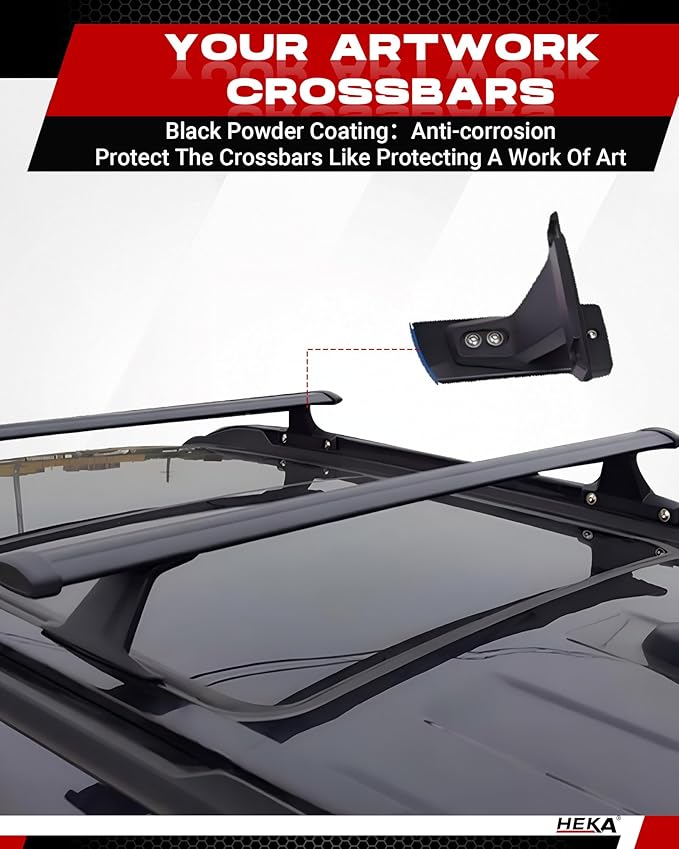 260lb Roof Rack Cross Bars Fit for Chevy Trailblazer 2021-2026 L LT ACTIV RS with Side Rails Heavy Duty Aluminum Cargo Carriers Bikes Surfboards Kayaks