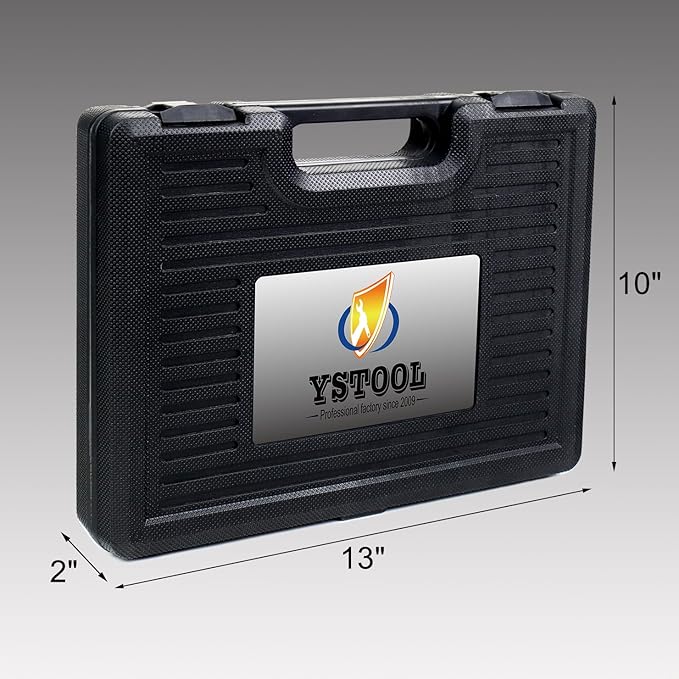 YSTOOL Oil Pressure Tester Kit Professional Oil Pressure Gauge Tool for Engine Diagnostic Test with Hose Adapters and Carry Case for Cars ATVs Trucks Use 0-140psi