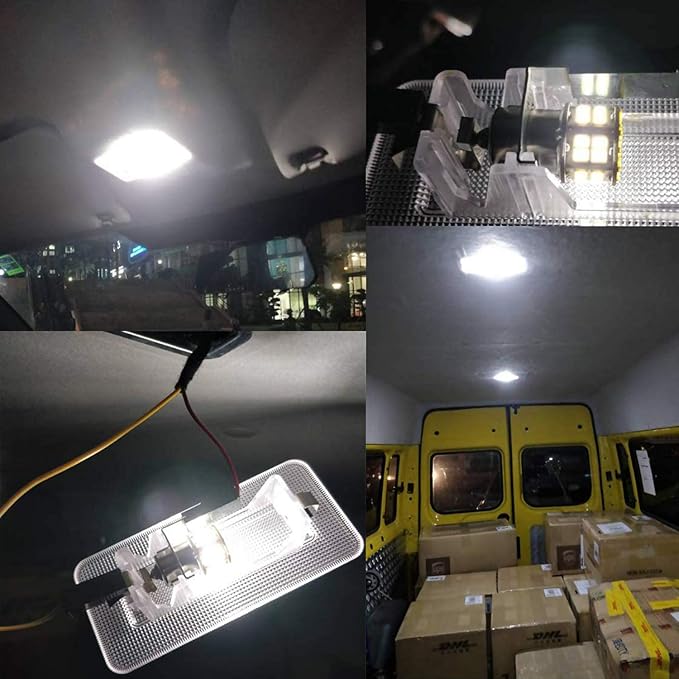1156 1141 1003 7506 BA15S LED Bulbs Super Bright 3014 50-SMD LED Replacement for 12 Volt RV Camper Trailer Boat Trunk Interior Lights (White, 20)