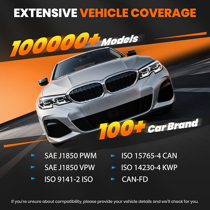 OBD2 Scanner ANCEL FX6100 Bidirectional Scan Tool, All Systems Car Diagnostic Scanner, Code Reader with Active Test,15+ Reset, Oil/EPB/BMS/ABS Bleeding/SAS/D-PF Reset, FCA&CANFD, AutoVin, Free Upgrade