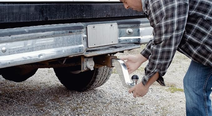 ANDERSEN HITCHES | Alumistinger | Aluminum Heavy Duty Hitch for Trucks | Trailer Hitch | 6,000 lb. GTWR & 600 lb. Tongue Weight | 4" Drop/2" Ball | 3506