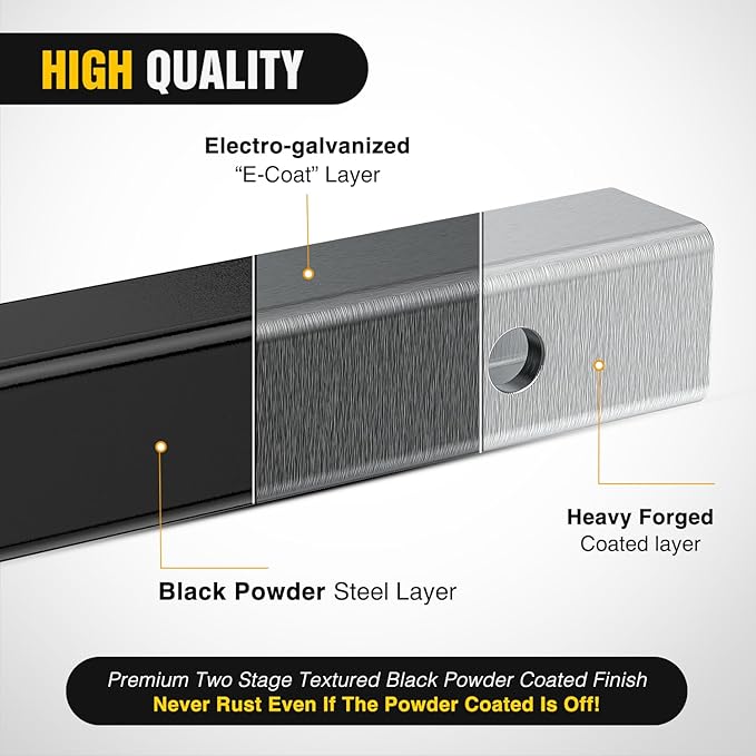 Nilight Multi-Ball Trailer Hitch Ball Mount, 1-7/8, 2, 2-5/16-Inch Balls, Triple Ball Mount fits 2-1/2-Inch Hitch Receiver, Chrome Plating