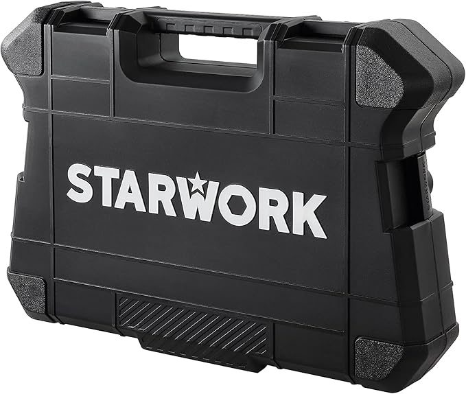 STARWORK TRUE MECHANIC 303-Piece Mechanics Tool Set and Socket Set, Professional, SAE/Metric
