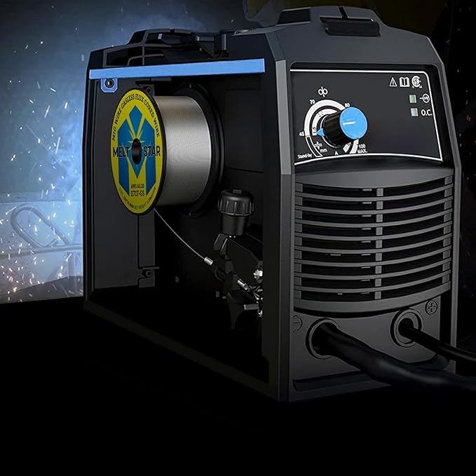 Flux Core Welding Wire, E71T-GS .035" 2-Pound Spool Gasless Mild Carbon Steel Mig Welding Wire - 1Pack