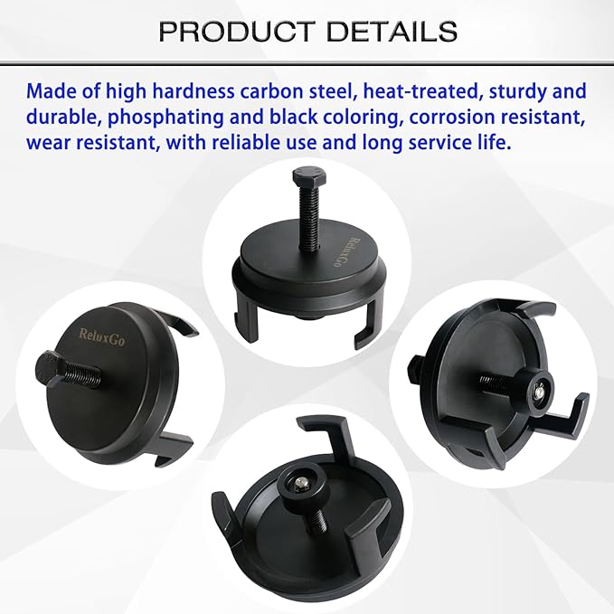 25264 Harmonic Balancer Puller for GM, LS Crank Pulley Puller for GM Chrysler Jeep Dodge, Harmonic Damper Puller for Engine Balancer Removal Replacement