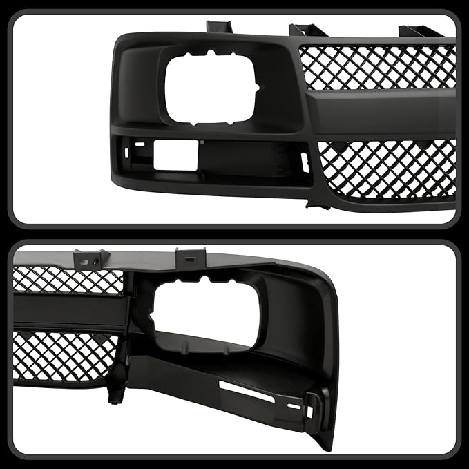 Front Bumper Grill Assembly Fit For Chevrolet Express 1500 2500 3500 2003-2017,Primer Grille Express For Chevrolet Van 03-14 Express 1500,03-17 2500 3500,09-21 Express 4500 GM1200538 25746055