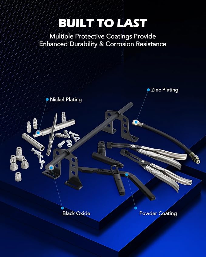 Orion Motor Tech Valve Spring Compressor, Universal Overhead Engine Valve Spring Remover and Installer OHV OHC Compressor Tool, Valve Stem Tool Valve Holder Tool Valve Keeper Remover and Installer