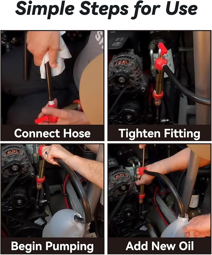 34060-0130 Marine Engine Oil Drain Hand Pump Fit for OMC Mercruiser, Brass Engine Oil Drain Pump Replace 802889A1 802889Q1 (10.25" Long, 1.25" Diameter, 1 Gallon/Minute Output)