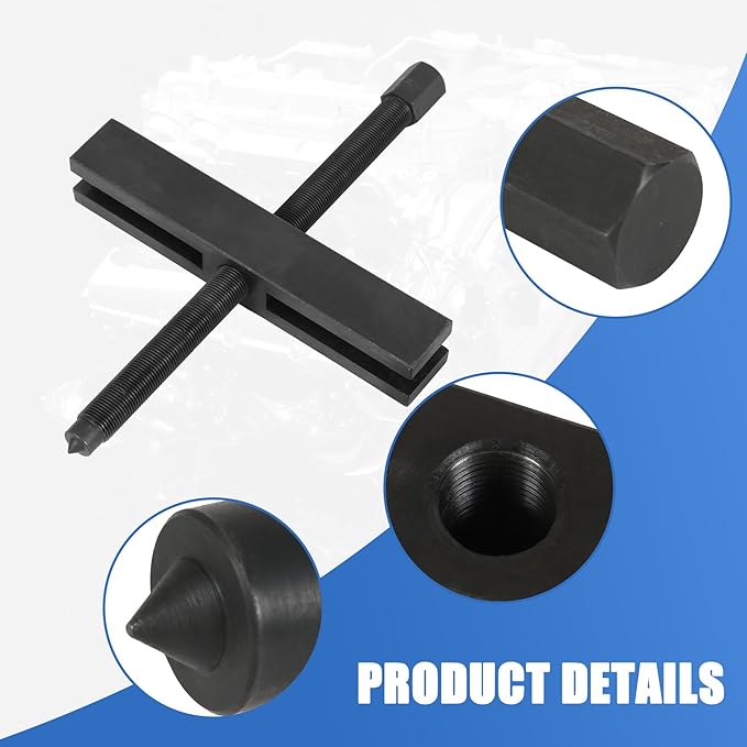 522 7393 8056 Puller and Protector Tools 522 Large Gear and Pulley Puller & 7393 Gear and Pulley Puller & 8056 Shaft Protector Set for Timing Gears, Fan Pulleys