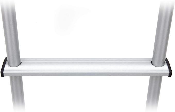 RecPro RV Bunk Ladder 52" | Black or Silver Color Options | Mounting Brackets Included | Aluminum | Made in USA (Silver)