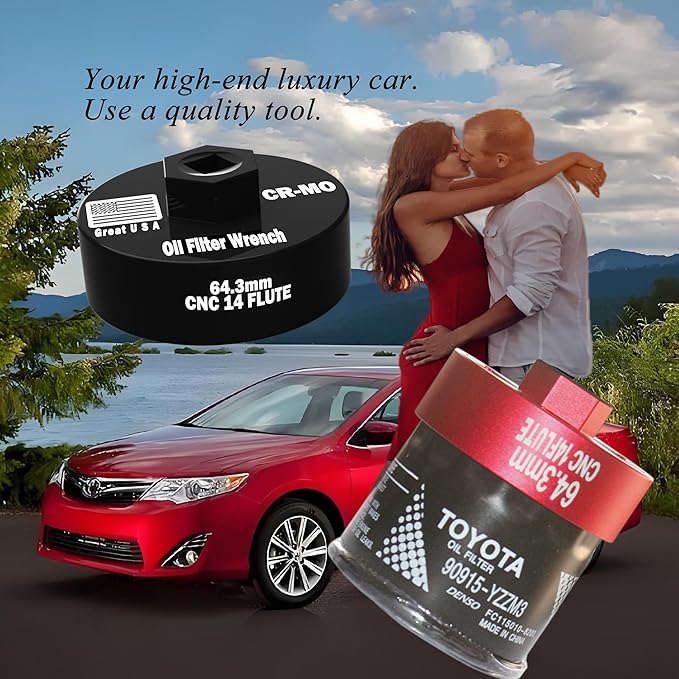 Oil Filter Wrench for toyota Camry Lexus Tacoma Tundra 4Runner RAV4 Corolla Highlander Prius oil filter caps removal socket accessories - toyota oil filter Tool