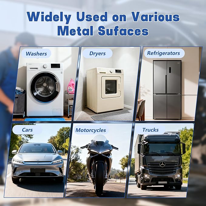 Car Dent Puller Kit, 140 PCS Paintless Dent Removal Kit with T-bar Dent Puller, Bridge Puller, Dent Lifter, Suction Cup Puller. Dent Remover Tool for Car Dents, Hail Damage, Door Ding Repair