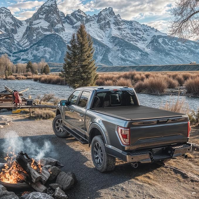 FASTFIT HTL Low-Profile Hard Tri-Fold Tonneau Cover for 2015-2025 F-150, 5.5' (67.1in) Truck Bed