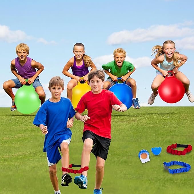 Carnival Outdoor Games Combo Set for Kids, Soft Plastic Cones Bean Bags Ring Toss Game, Activity Agility Set,Field Day Family Reunion Yard Lawn, Birthday Party Easter, Spring Fall Game