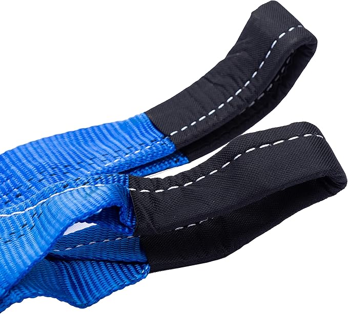 HFS(R) Blue Tree Saver, Winch Strap, Tow Strap 30,000 Pound Capacity(3X8FT)