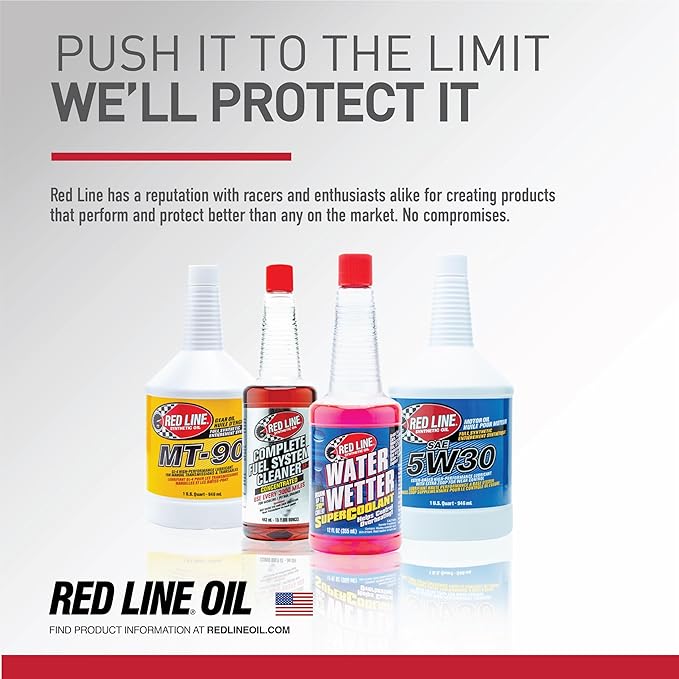 Red Line 11604 SAE 5W50 Fully Synthetic Motor Oil - 1 Quart