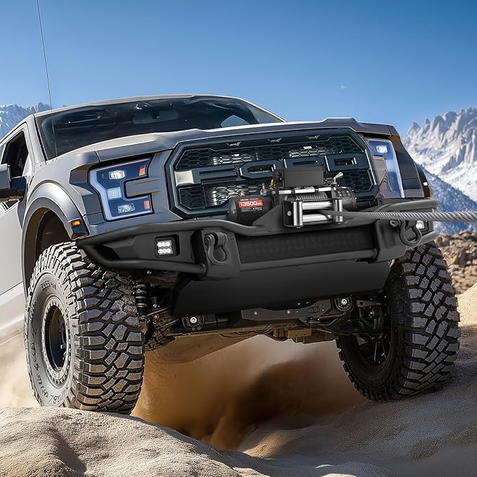 VEVOR Electric Winch, 13500 lbs Load Capacity, 12V DC Truck Winch with Φ3/8 in x 80 ft Steel Rope, Wireless & Wired Remote Control, IP55 Waterproof for Towing SUV Jeep Trailer Boat Off-Road Vehicle