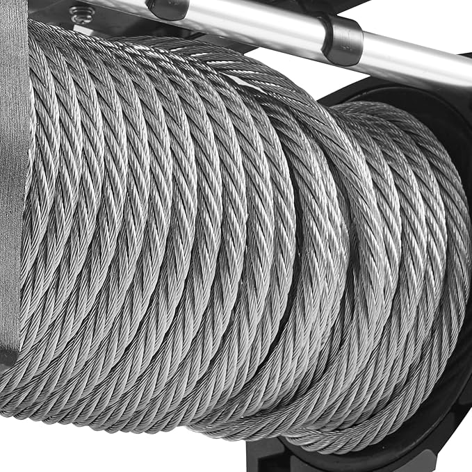 VEVOR Truck Winch 12000lbs Electric Winch 85ft/26m Steel Cable 12V Power Winch Jeep Winch with Wireless Remote Control and Powerful Motor for UTV ATV & Jeep Truck and Wrangler in Car Lift